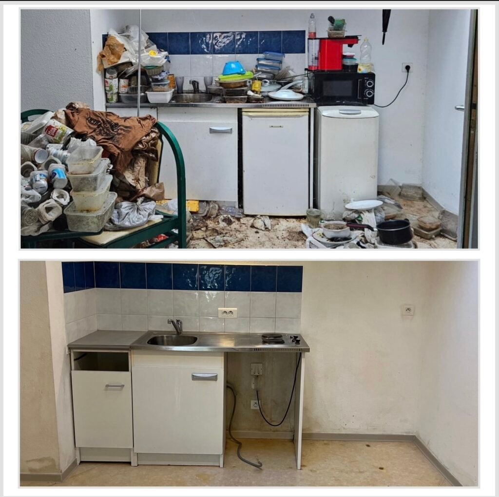 Nettoyage Diogène France - Avant/Après